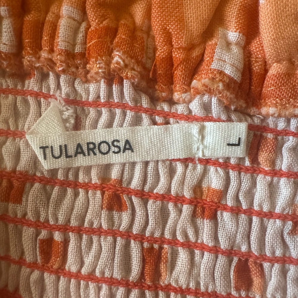 Tularosa Vibrant Orange Ruffle Top - Picture 9 of 14